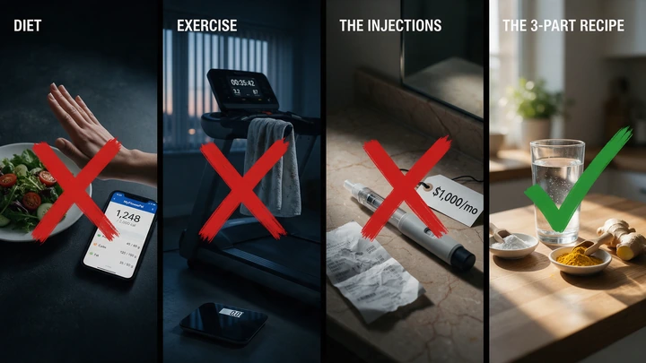 Diet, exercise, the injections, and the 3-part recipe