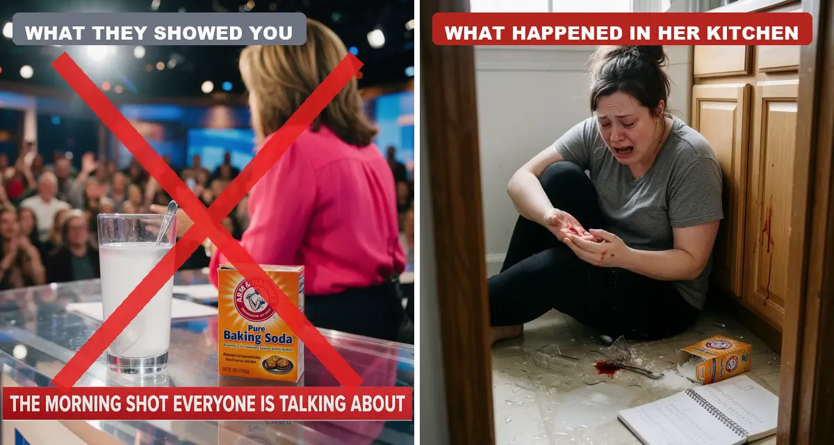 What they showed you on TV, and what happened in her kitchen