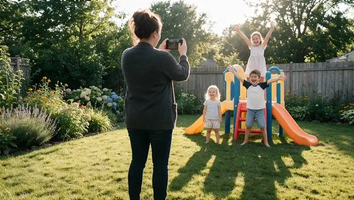 Always the one holding the camera